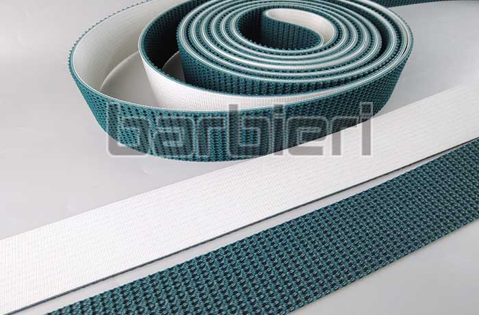 Conveyor belts for corrugated cardboard boxes