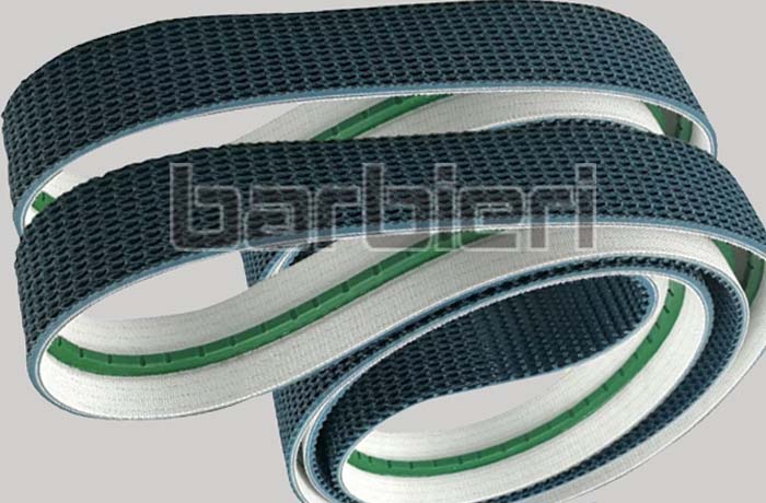 Conveyor belts for corrugated cardboard boxes