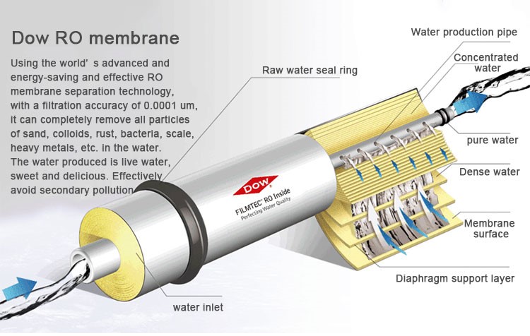 ro membrane purification system
