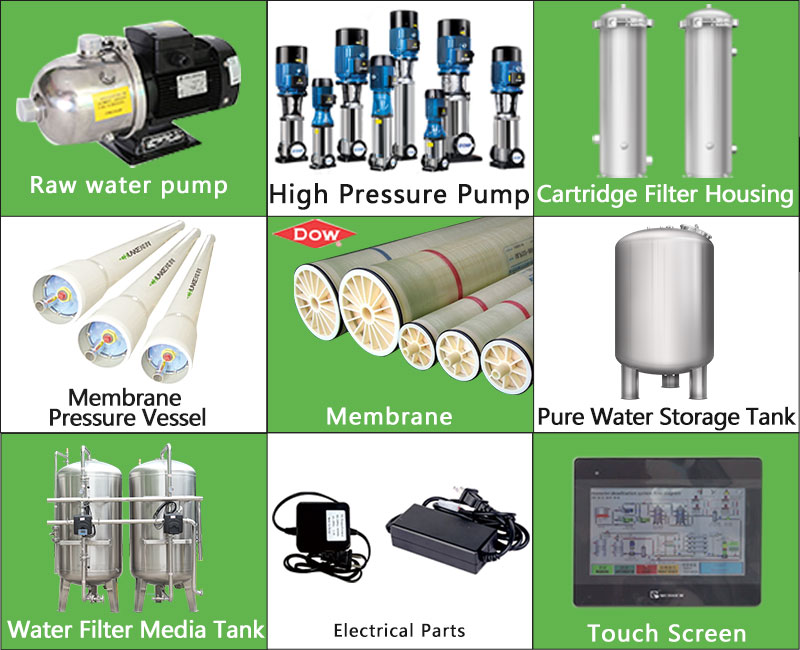 500L/H Reverse Osmosis/Osmose Inverse System/RO Drinking Water