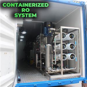 14000LPH Sistem Pengolahan Air RO Kontainer untuk Danmark