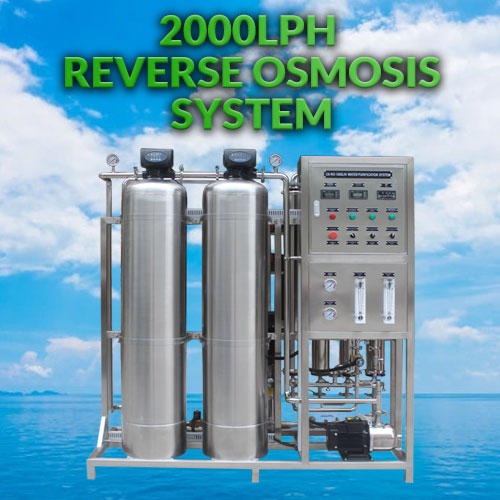 Pabrik Pengolahan Air Reverse Osmosis Komersial 2000LPH