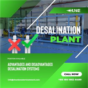 Mga kalamangan at kawalan ng mga halaman ng desalination