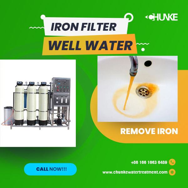 DESCUBRA EL MEJOR FILTRO DE HIERRO PARA AGUA DE POZO DE PROVEEDOR PROFESIONAL