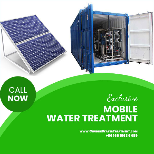 LA MEJOR NUEVA PLANTA Y SISTEMA MÓVIL DE TRATAMIENTO DE AGUA