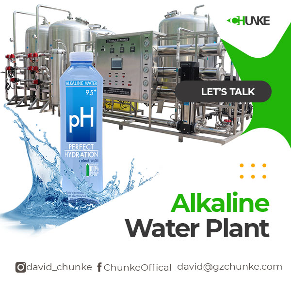 Usine d'eau alcaline : meilleur système high-tech d'osmose inverse