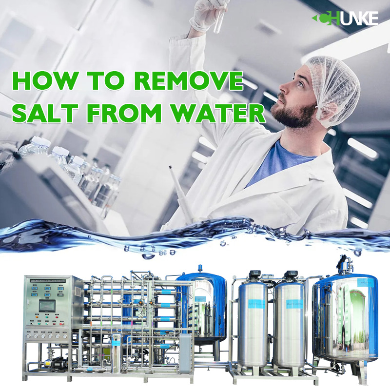 How to remove salt from water?
