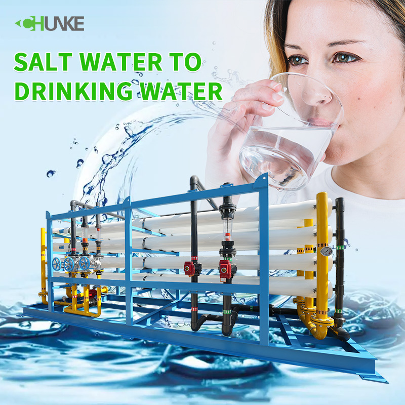 How to turn salt water into drinking water?