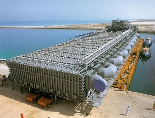 seawater desalination unit