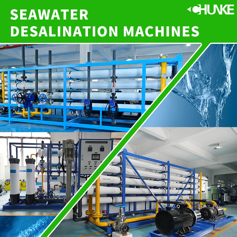 What role does seawater desalination machine play in environmental protection?