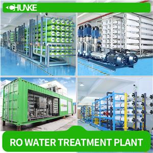 What is the use of reverse osmosis in water treatment plants?