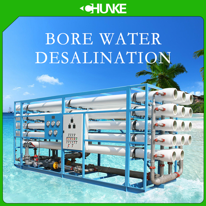 How do you desalination salt from bore water?