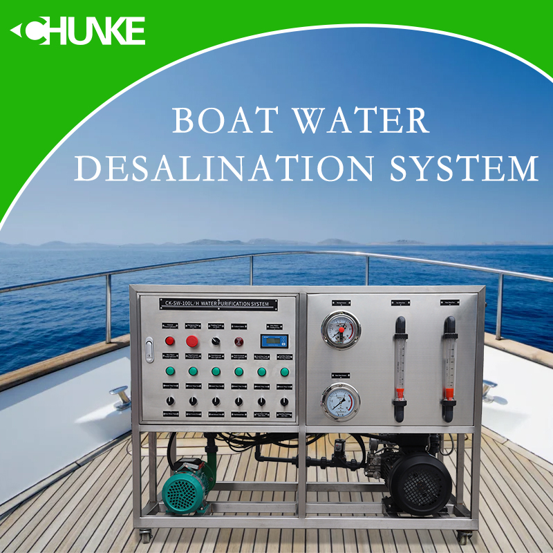 How do you desalinate water on a boat?