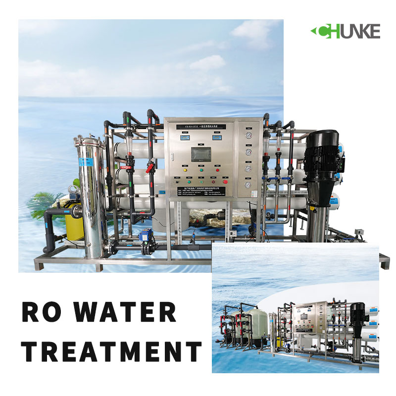 What does a reverse osmosis water treatment system do?