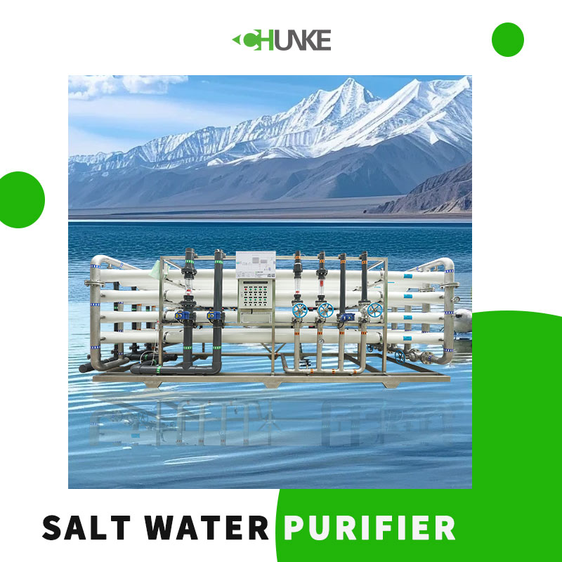 Avez-vous un purificateur d'eau salée ?