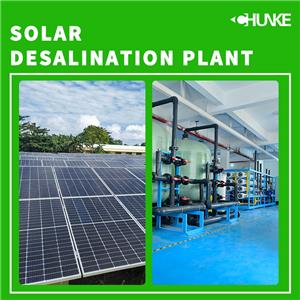Berapa biaya pabrik desalinasi tenaga surya?