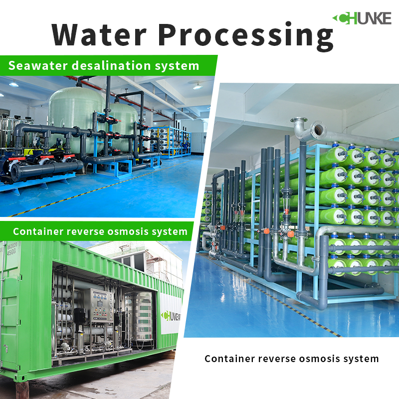 ¿Cuáles son los diferentes tipos de procesamiento de agua?