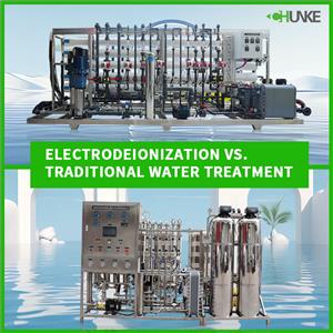 Ano ang pagkakaiba sa pagitan ng electrodeionization at tradisyonal na paggamot ng tubig?