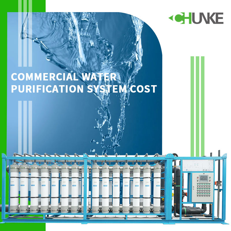 How much does a commercial water purification system cost?