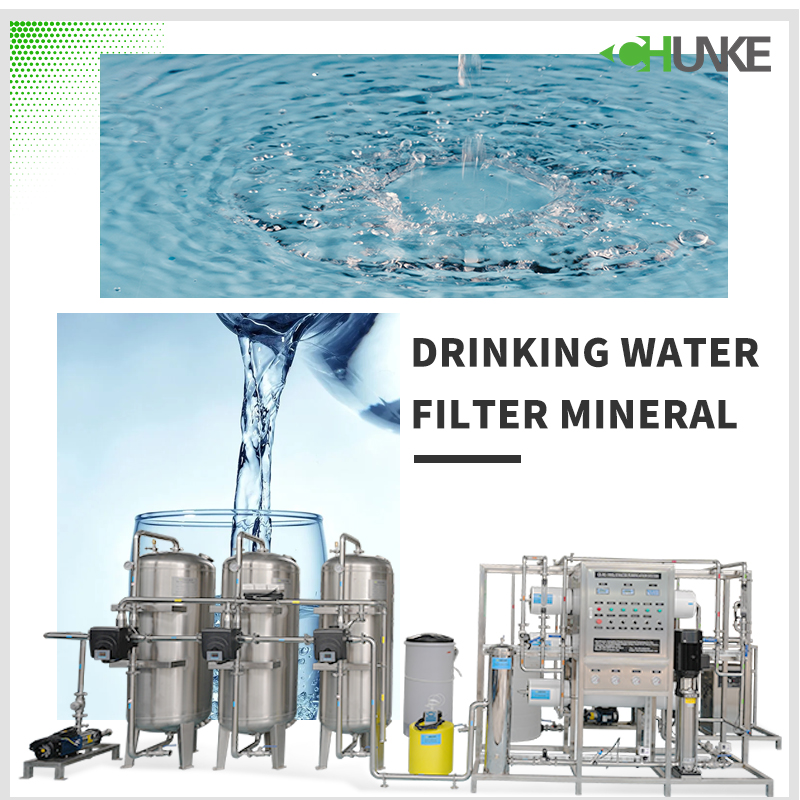 Do drinking water filters remove minerals from water?