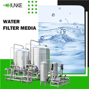 What can be used as water filtration media?