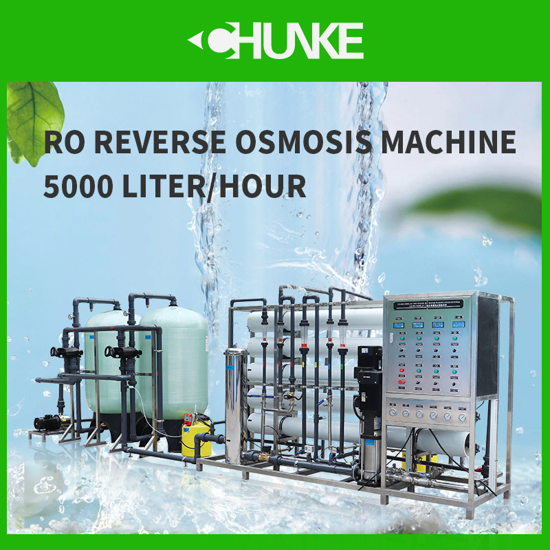 How much will a 5000 liters/hour RO machine increase the water and electricity bill?