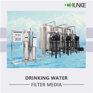 Ano ang pinakakaraniwang ginagamit na daluyan ng filter sa paggamot ng inuming tubig?