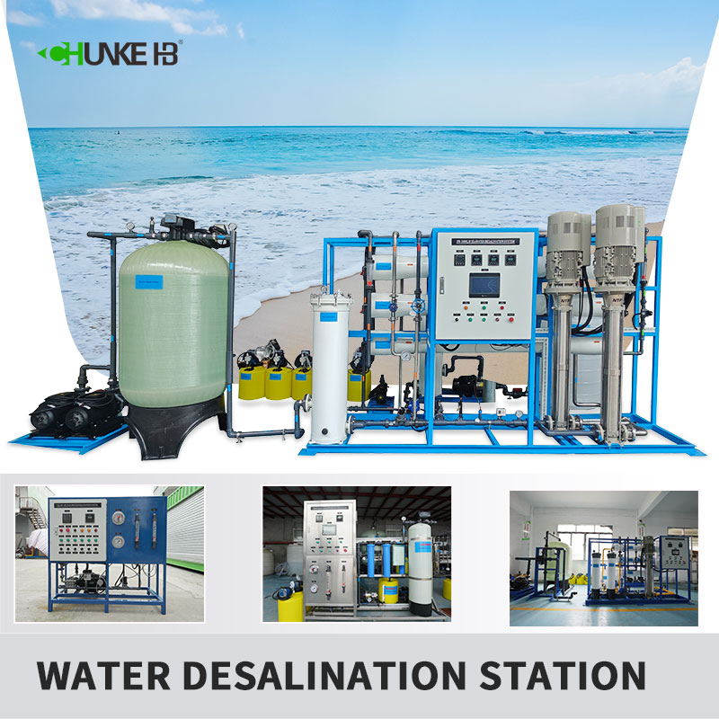 How much electricity does a large desalination plant need to operate for a day?