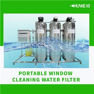Mayroon bang anumang mga portable na filter ng tubig para sa paglilinis ng bintana?