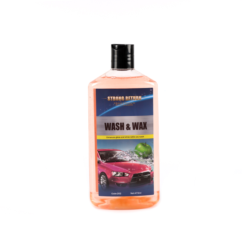 Savon de nettoyage liquide pour lavage de voiture et shampoing à la cire