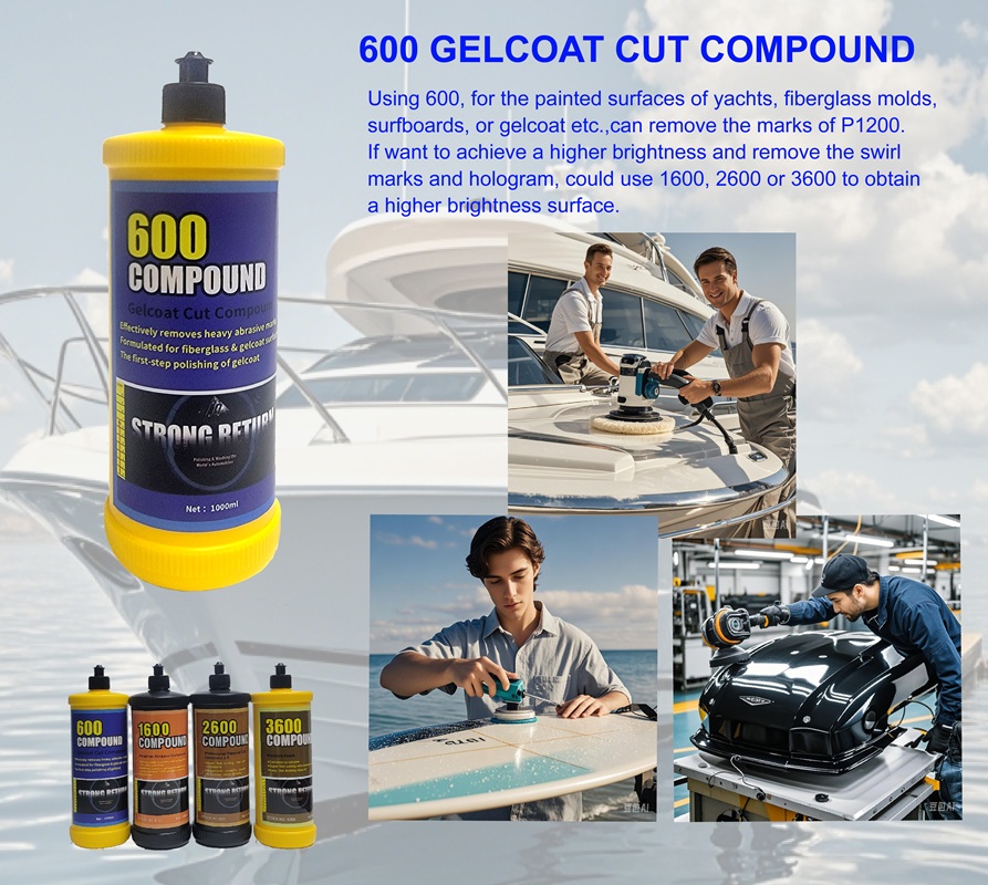 **New Product: 600 Cut+Polish for Gelcoat**