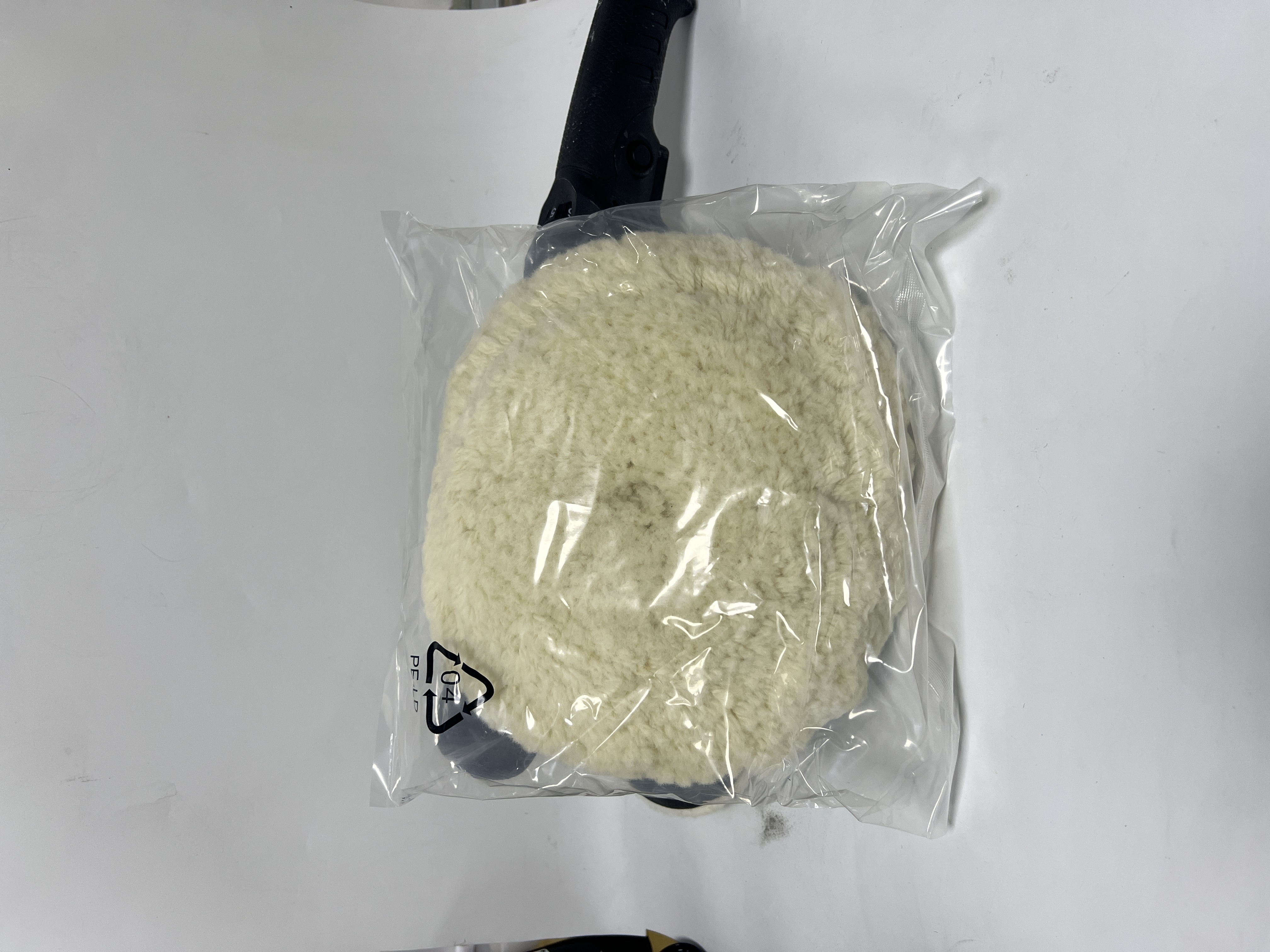 Wholesale Wool Polishing Pad Custom Logo Double Side Wool Buffing Disc OEM ODM