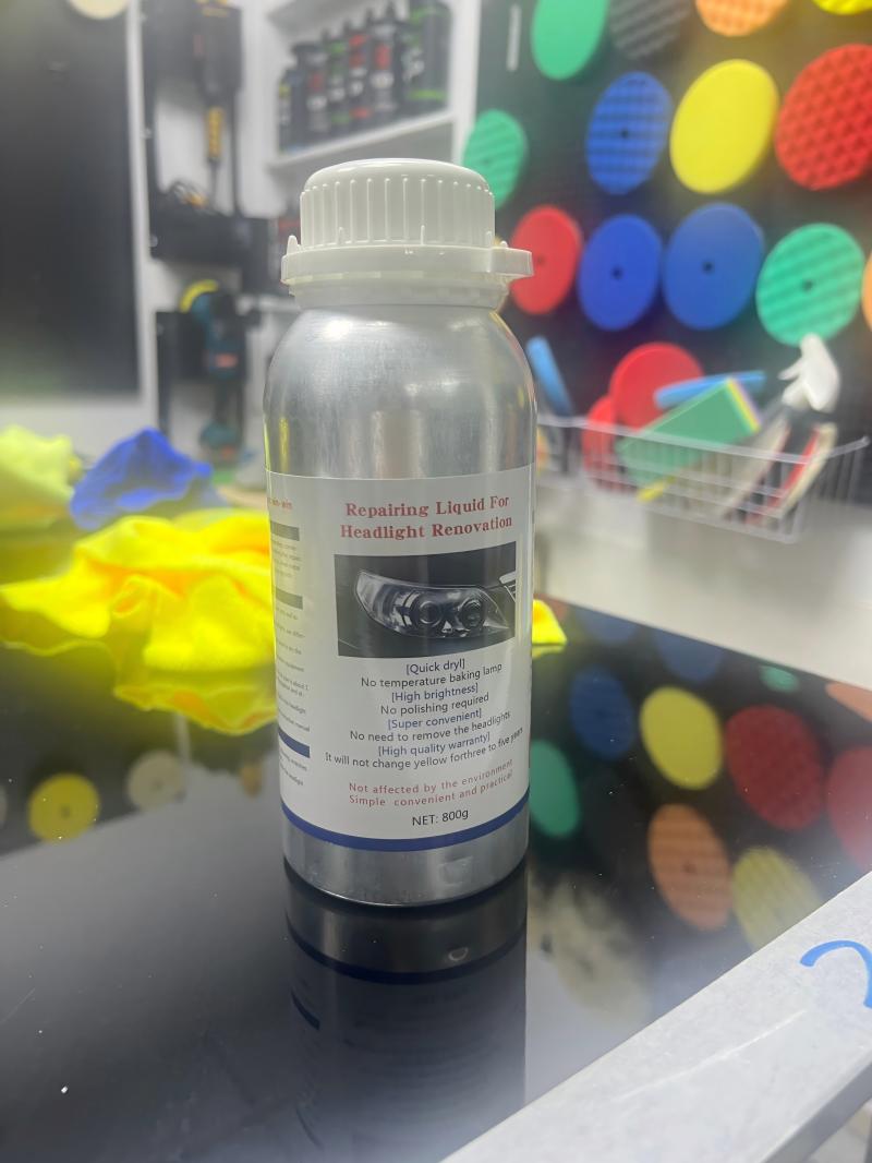Car Headlight Restoration Liquid Headlight Lens Polish Repair Fluid Yellowing Oxidation Remover Headlight Brightener Cleaner