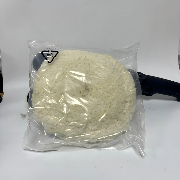Wholesale Wool Polishing Pad Custom Logo Double Side Wool Buffing Disc OEM ODM