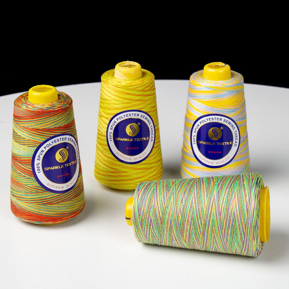 Multi Color 40s/2 Rainbow Sewing Machine Thread