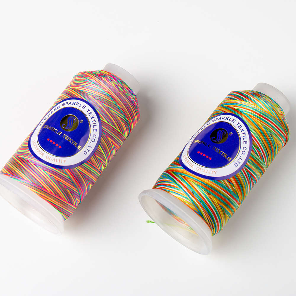 Muticolor Color 210D/3 High Tenacity Strong Nylon Thread For Sewing