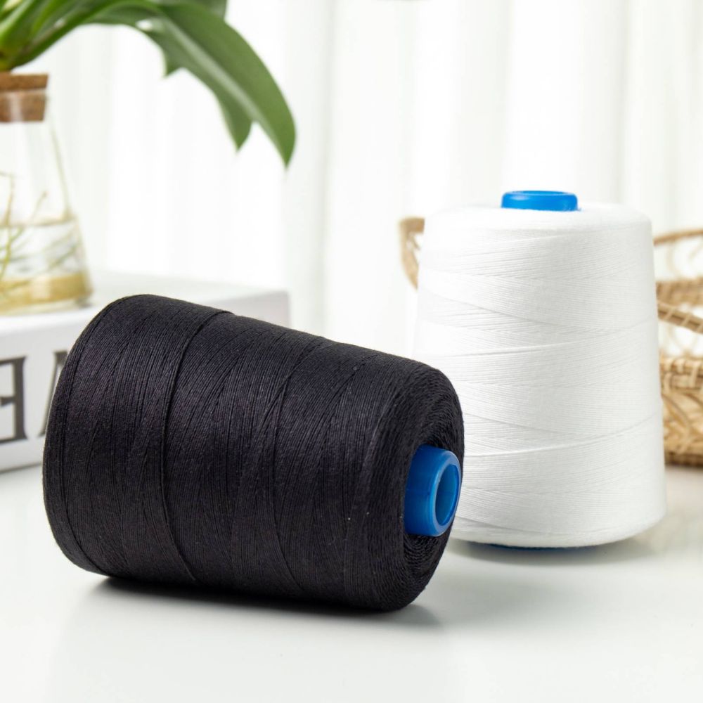 OEM 20S/4 White Spun Polyester Sewing Thread