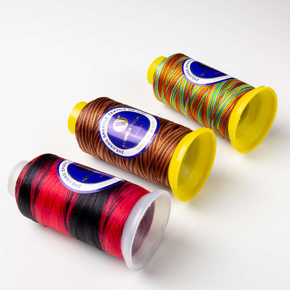 Multicolor High Tenacity Thick Nylon Thread For Sewing And Handicraft Production