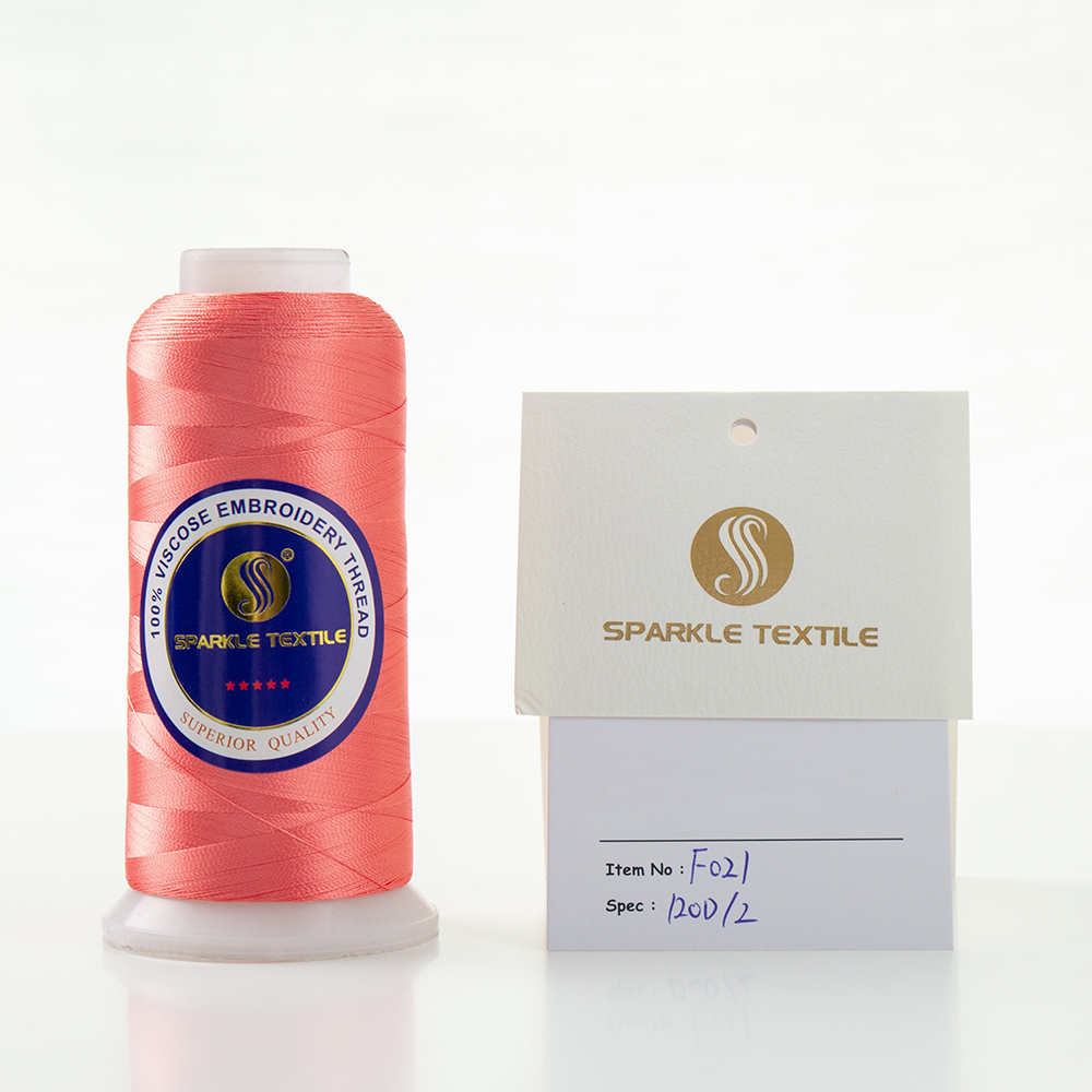 150D/2 Viscose Rayon Hand And High Speed Computer Embroidery Thread