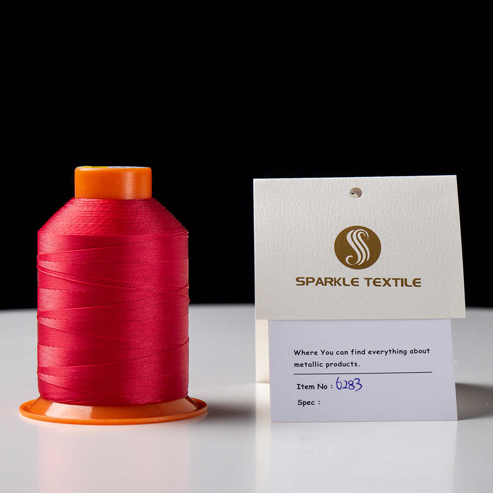 High Tensile Strength 100% Nylon Bonded Sewing Thread 210D/3 For Leather Products Sewing Thread