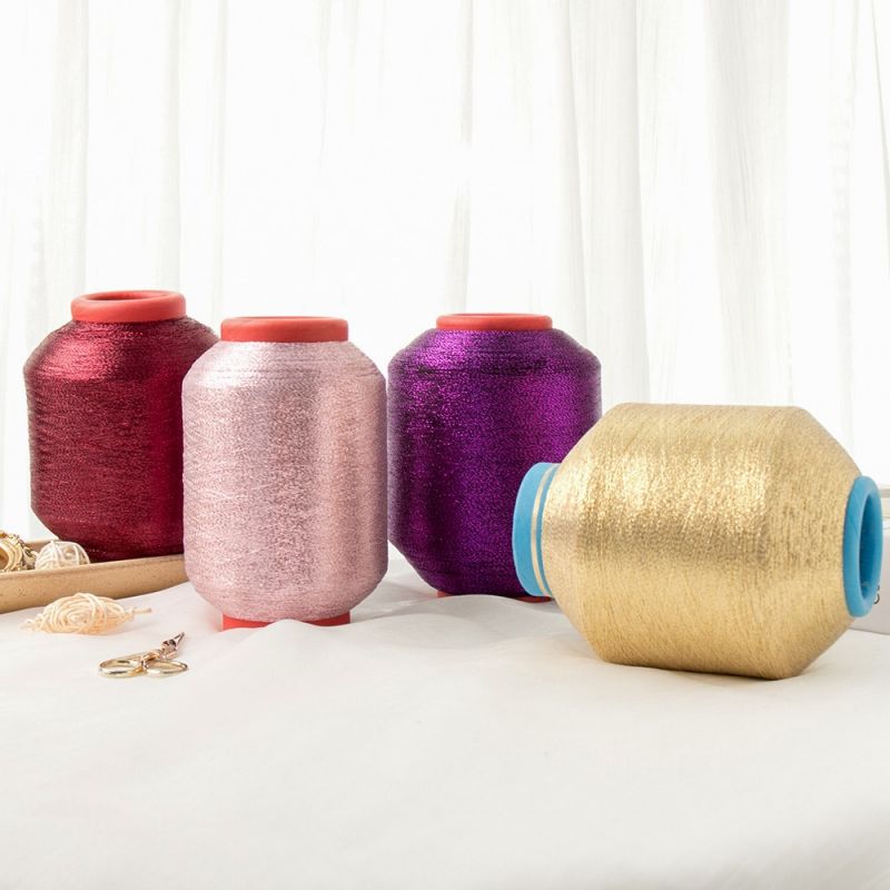 yarn with metallic thread