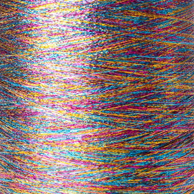 Multicolor Sparkle Yarn For Weaving Polyester Lurex Yarn Metallic