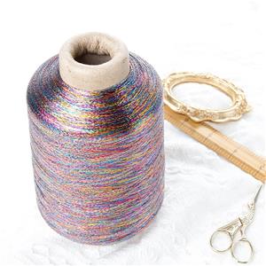 Benang Sparkle Multicolor Untuk Menenun Benang Polyester Lurex Metallic