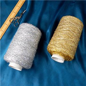 フェザー ムカデ スレッド メタリック まつげ 糸 にとって 編み物