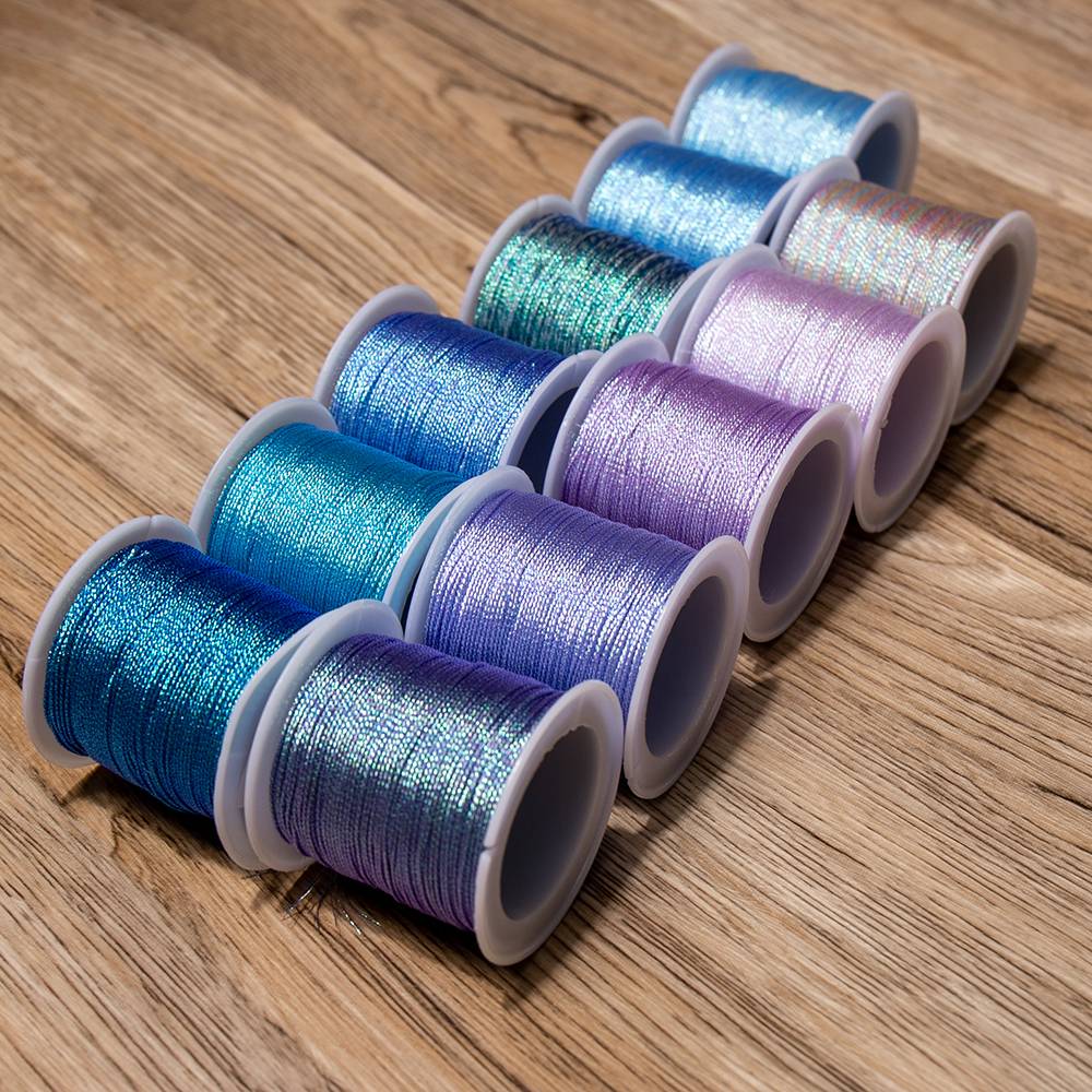 Magic Color 6 Ply Sparkle DIY Metallic Thread For Bracelet Jewelry Accessories