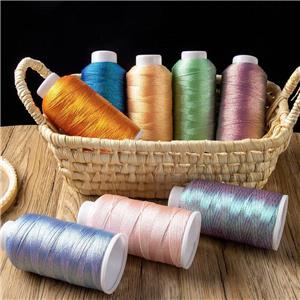 Magic Color 3/6/9/12 Ply Twisted Metallic Thread Set für DIY Hand Weave Armband