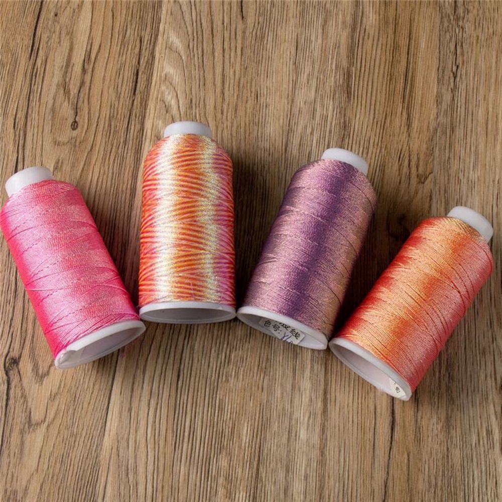 Magic Color 3/6/9/12 Ply Twisted Metallic Thread Set For DIY Hand Weave Bracelet