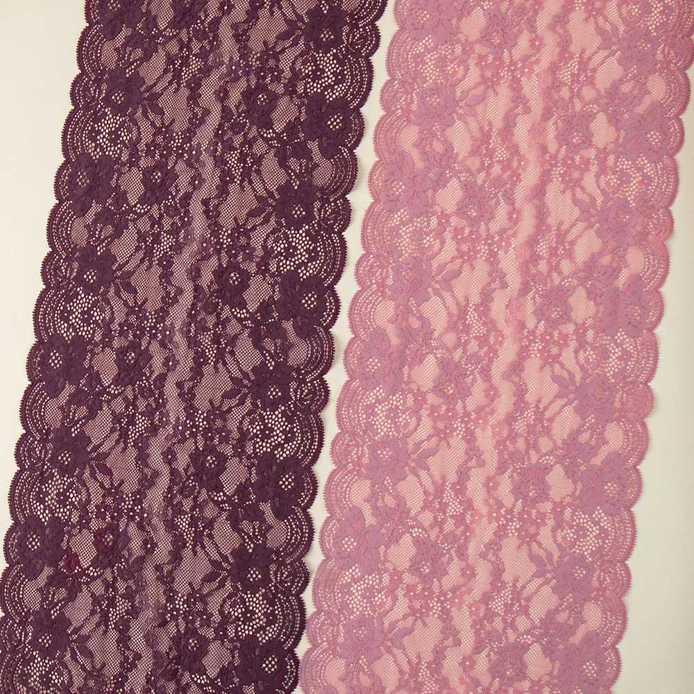 Fancy Spandex Crocheted Mesh Soft Elastic Stretch Lace Trim For Underwear