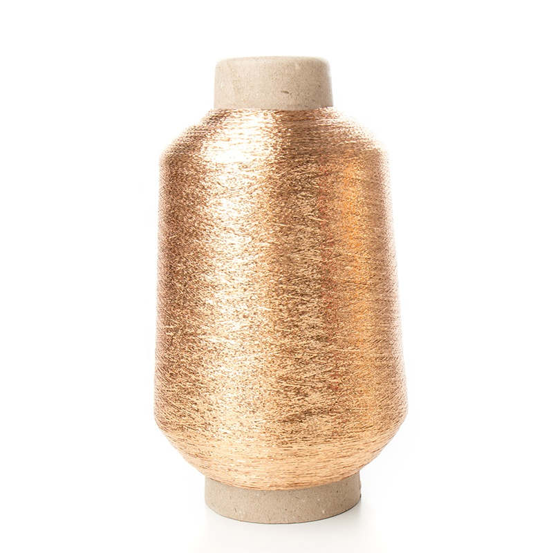 500G Gold Sparkle Yarn For Knitting Lurex Metallic Thread MX Type