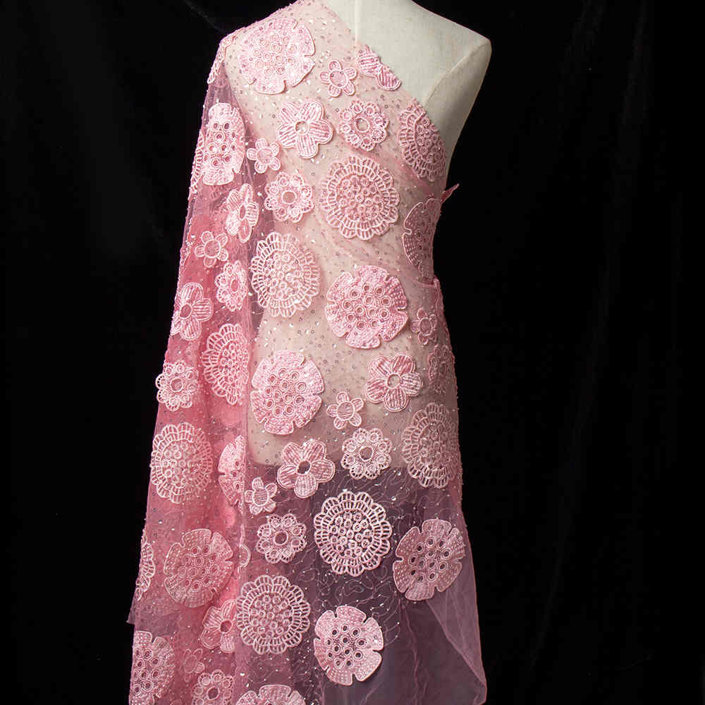 Китай Секин сетки ткани одежды яркого блеска богатого стиля флористическая, производитель